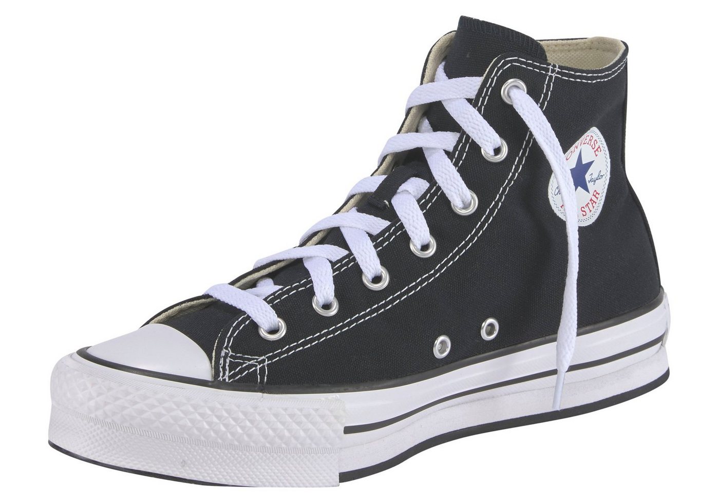 Converse CHUCK TAYLOR ALL STAR EVA LIFT CANVAS Plateausneaker (schwarz/weiß)