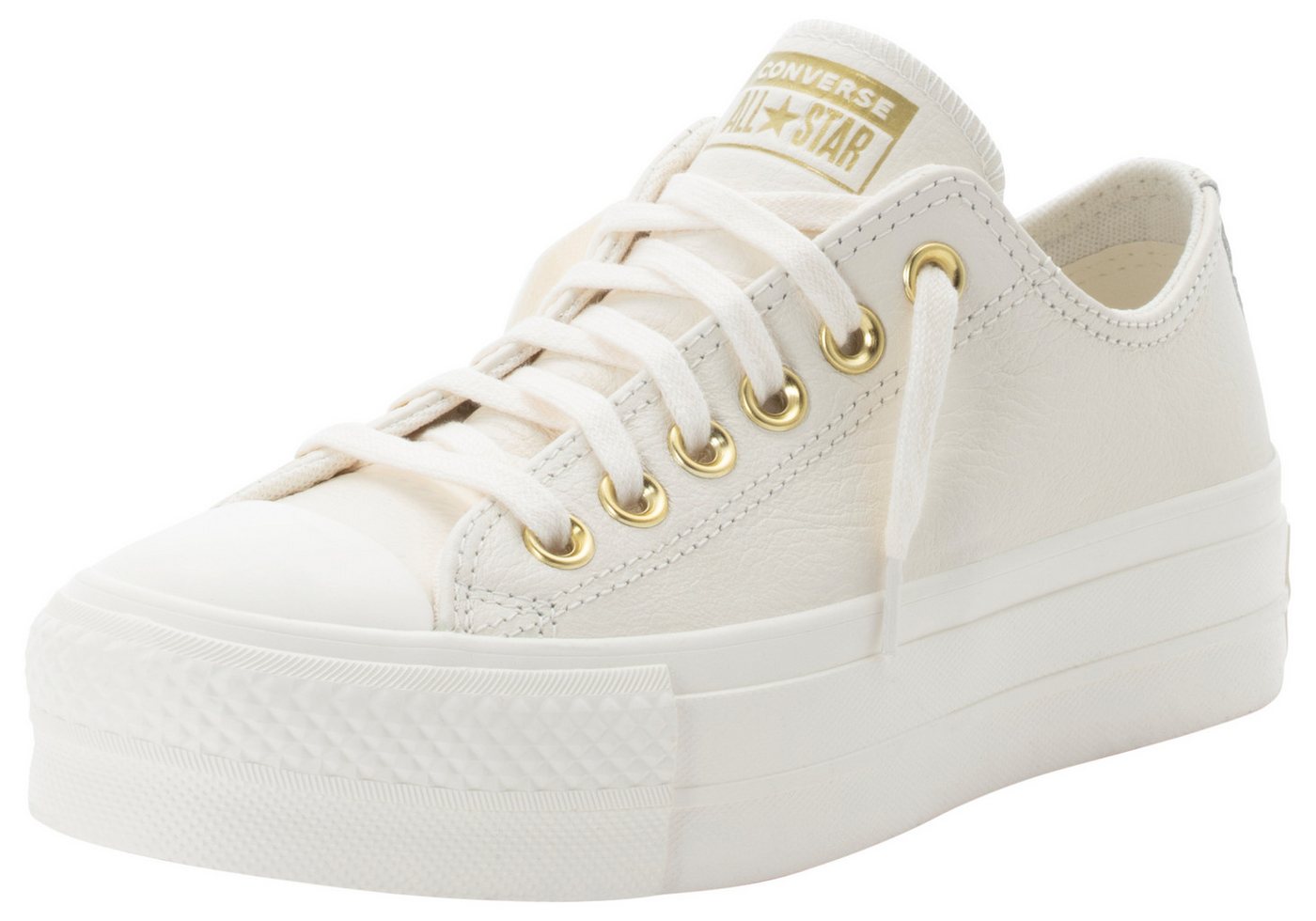 Converse CHUCK TAYLOR ALL STAR LIFT PLATFORM GOLD Sneaker (weiß)