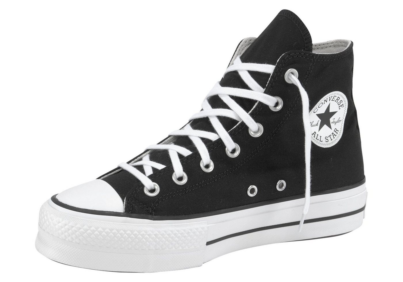 Converse CHUCK TAYLOR ALL STAR PLATFORM CANVAS Sneaker (schwarz/weiß)