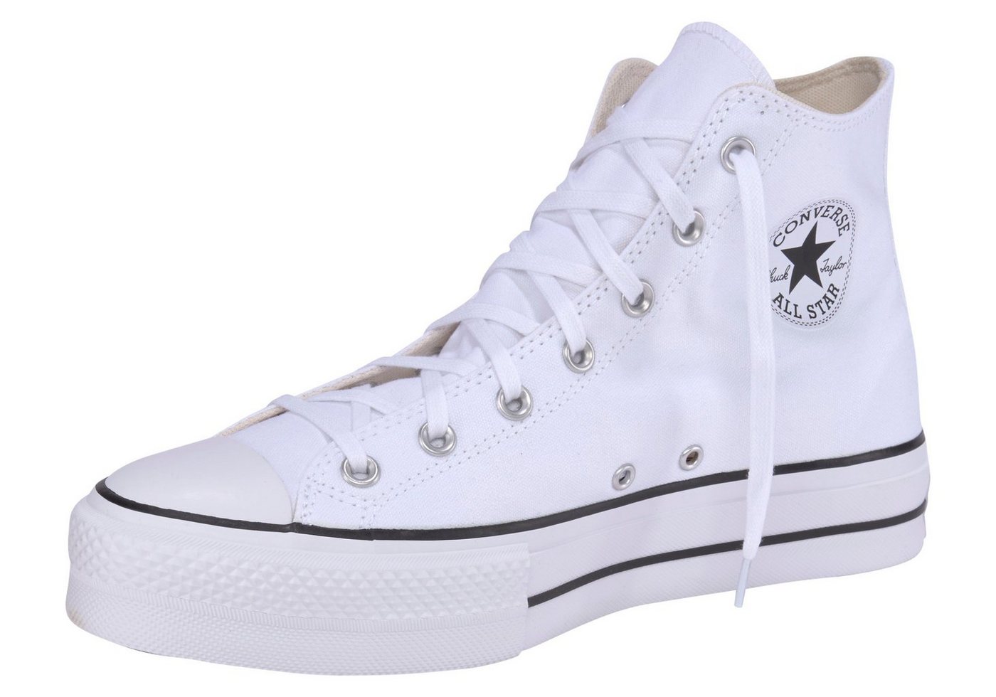 Converse CHUCK TAYLOR ALL STAR PLATFORM CANVAS Sneaker (weiß)