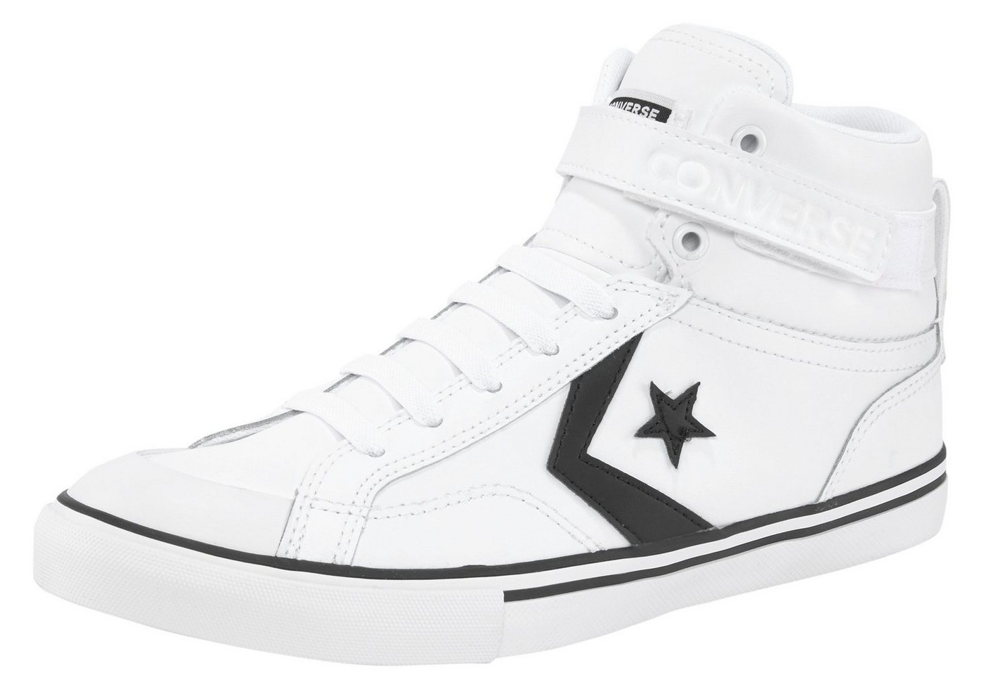 Converse PRO BLAZE STRAP LEATHER Sneaker (schwarz/weiß)