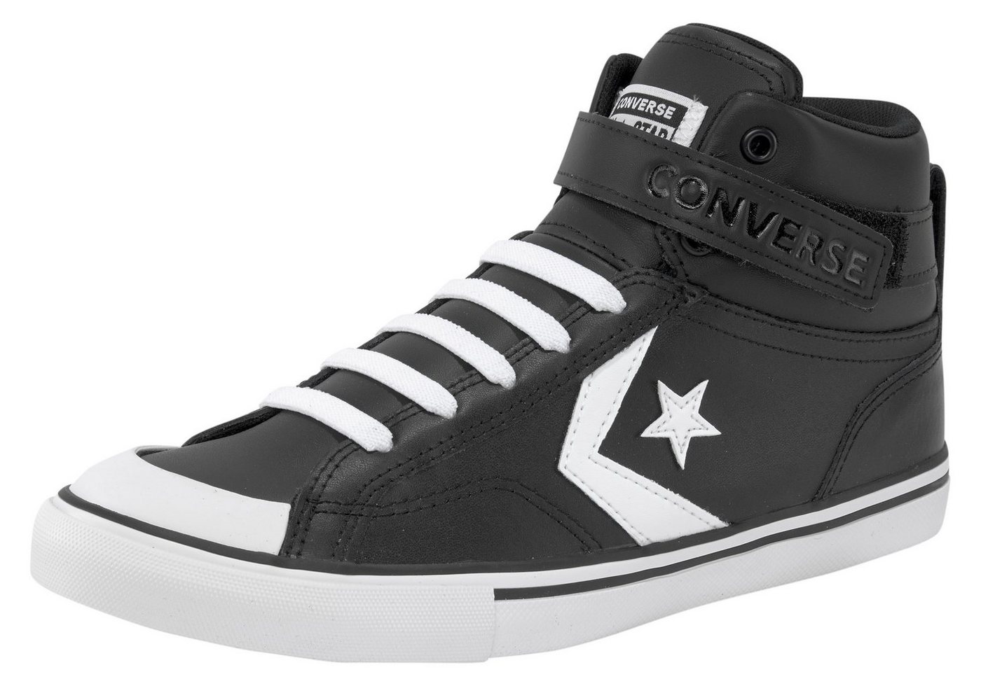 Converse PRO BLAZE STRAP LEATHER Sneaker (schwarz/weiß)
