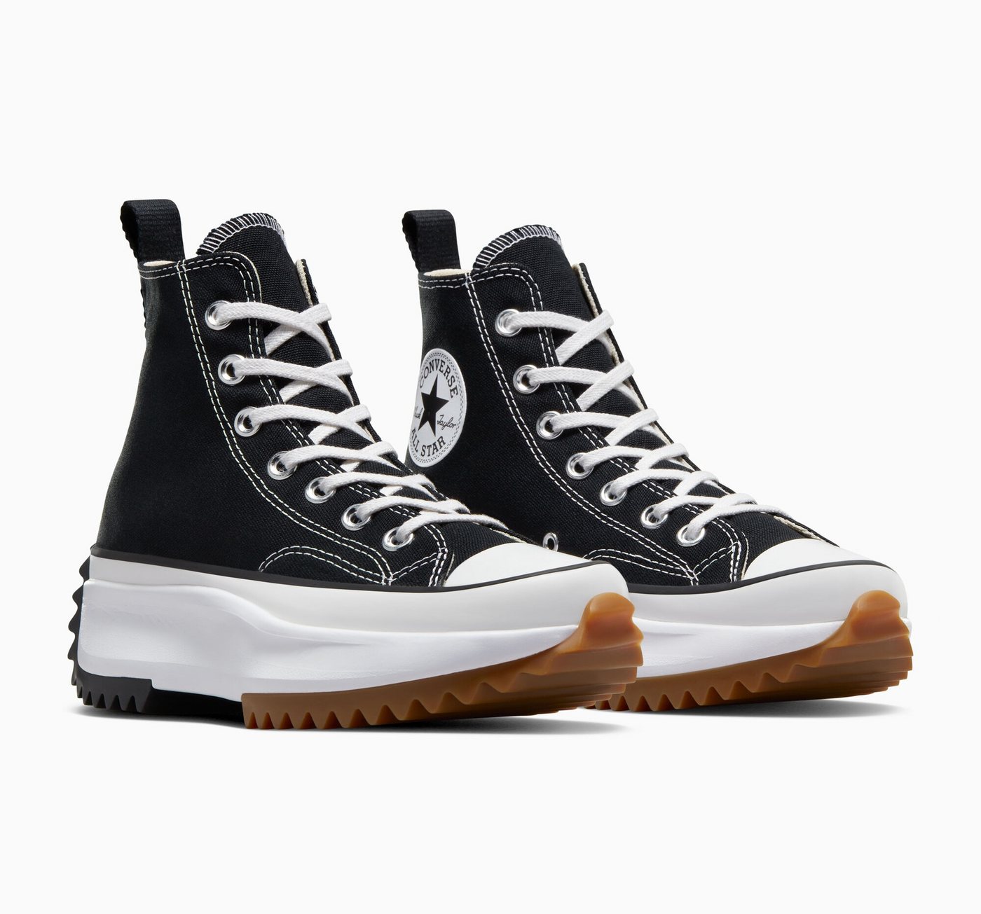 Converse RUN STAR HIKE CANVAS PLATFORM Sneaker (schwarz)