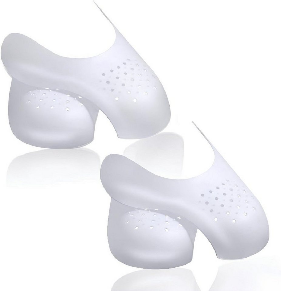 COOL-i ® Sneaker-Schuhschutz (2 Paar) – Anti-Knitter Zehenschutz-Einlagen Sneaker atmungsaktiv & zuschneidbar für Sneaker & Sportschuhe