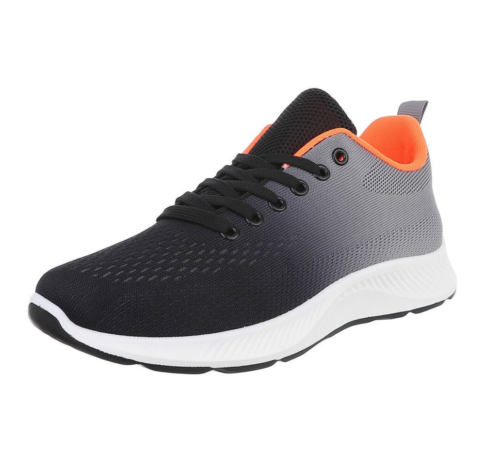 Coolwalk Atmungsaktive Herrenfreizeitschuhe mit flexibler Sohle Sneaker (89951898) Flach Sneakers in Schwarz