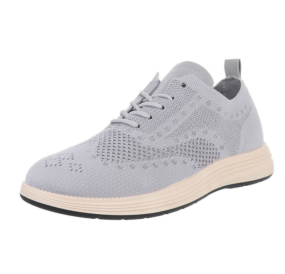 Coolwalk Atmungsaktiver Herrenschuh in Schwarz für Freizeit und Alltag Sneaker (89373370) Flach Sneakers in Grau