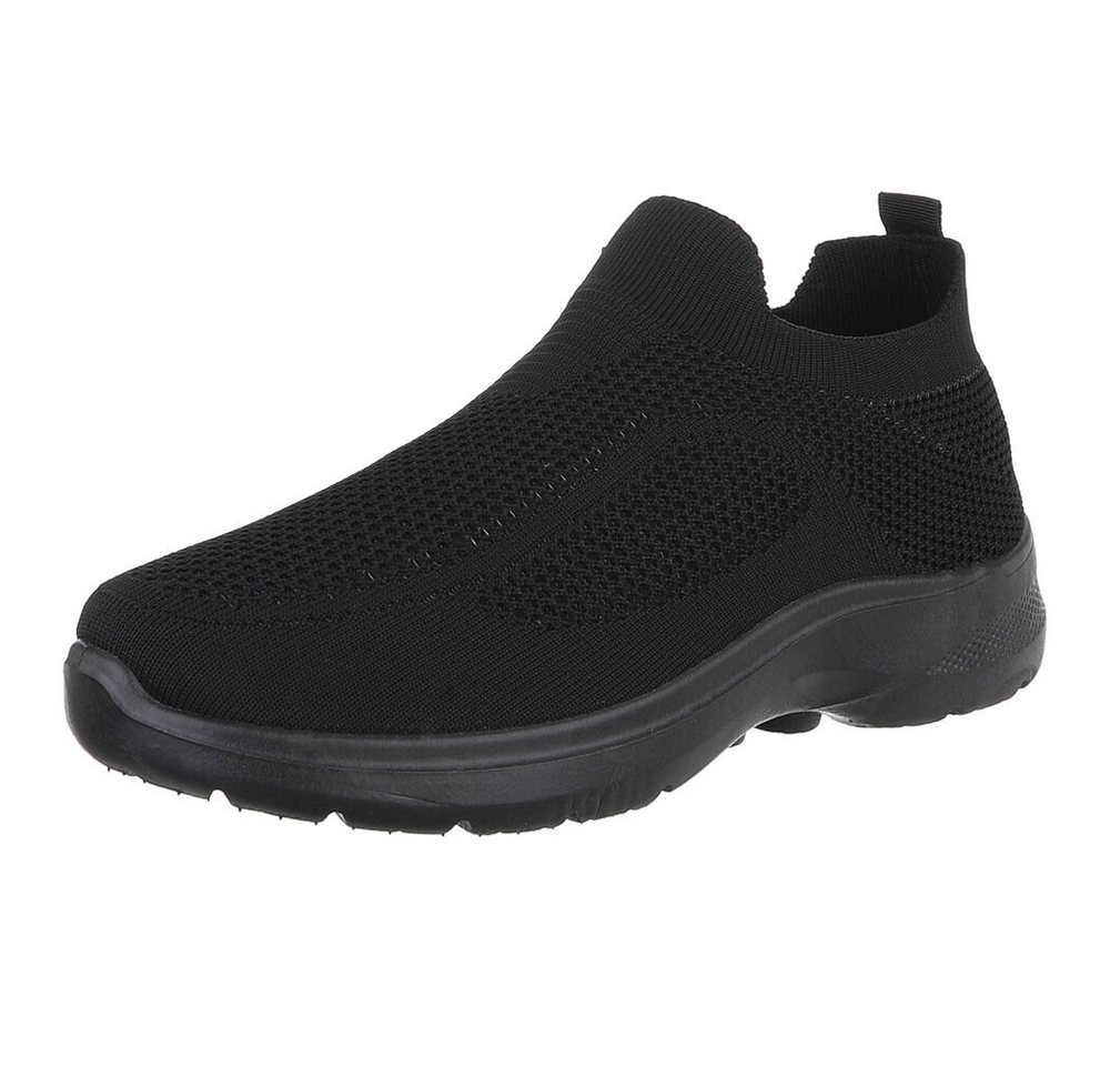 Coolwalk Bequemer Slip-On-Sneaker für Sport und Freizeit Sneaker (89355355) Flach Sneakers in Schwarz