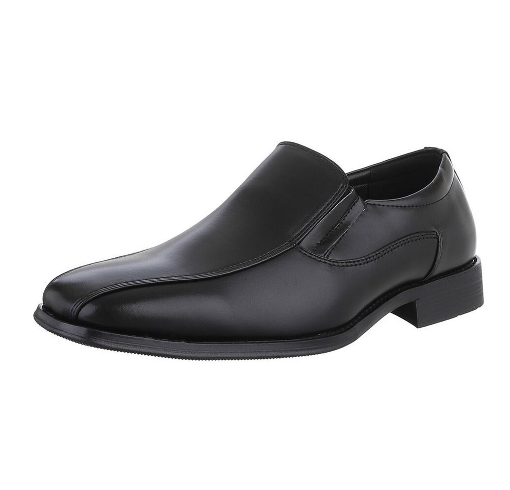 Coolwalk Elegante Slip-On Schuhe für jeden Anlass Slipper (89229185) Blockabsatz Business-Schuhe in Schwarz
