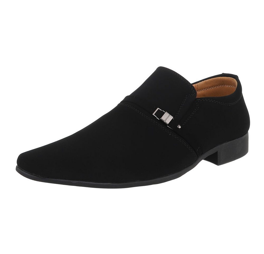 Coolwalk Eleganter Herrenschuh mit Komfort und modernem Design Slipper (89858837) Blockabsatz Business-Schuhe in Schwarz