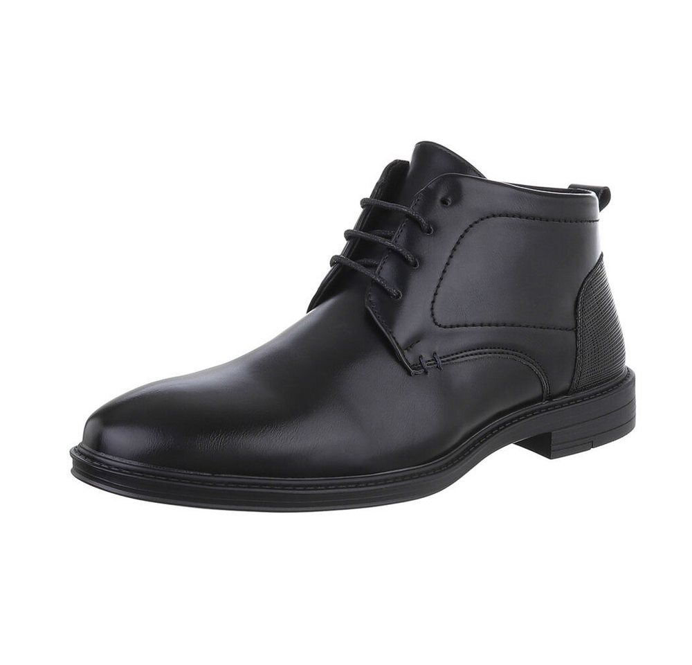 Coolwalk Herren Businessschuhe Elegant Schnürschuh (87284720) Blockabsatz Business-Schuhe in Schwarz