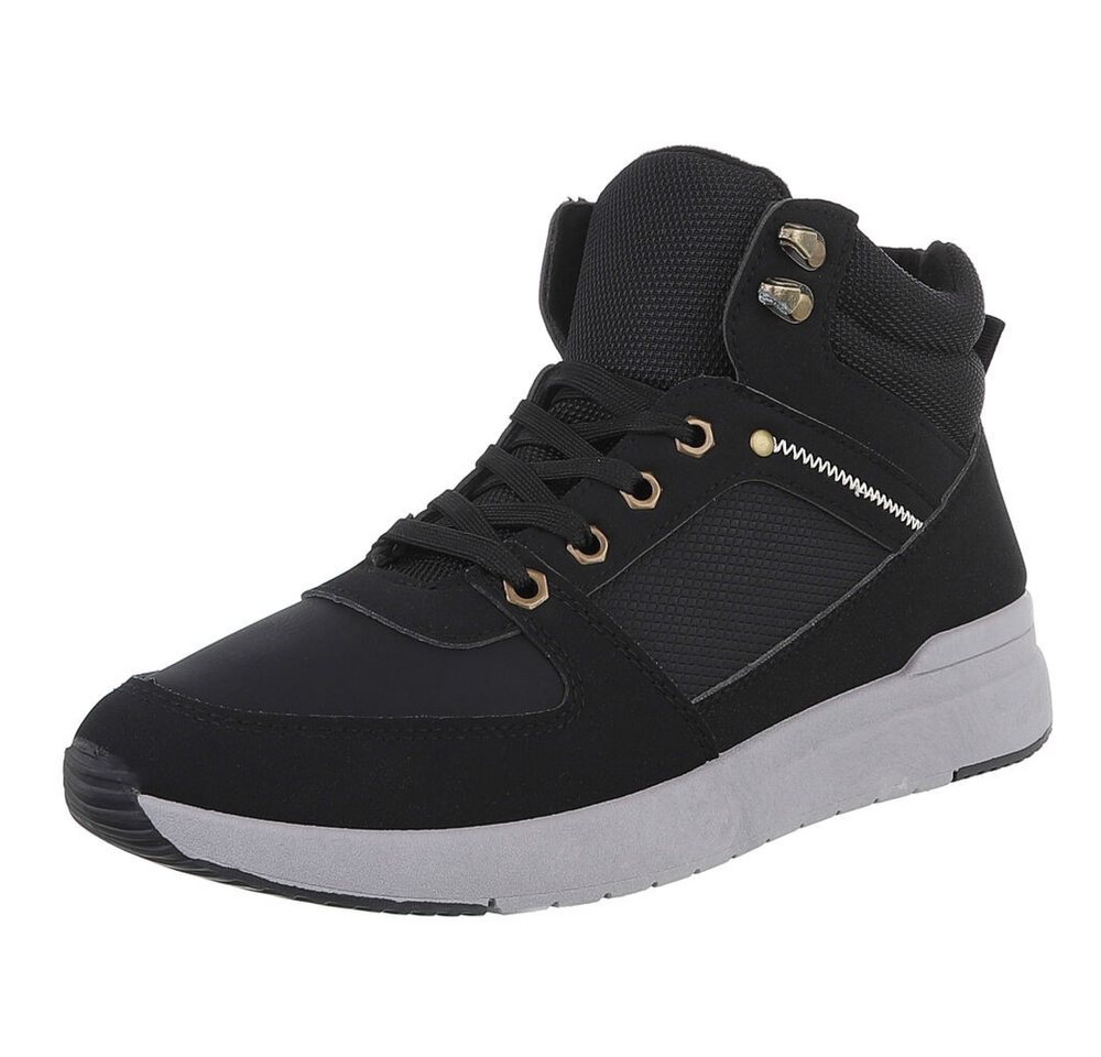Coolwalk Herren High-Top Freizeit Sneaker (88828844) Flach Sneakers in Schwarz