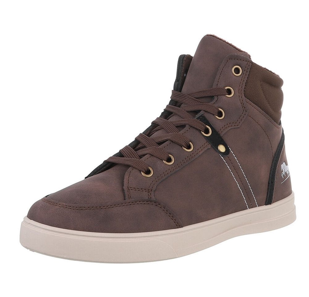 Coolwalk Herren High-Top Freizeit Sneaker (88828876) Flach Sneakers in Braun