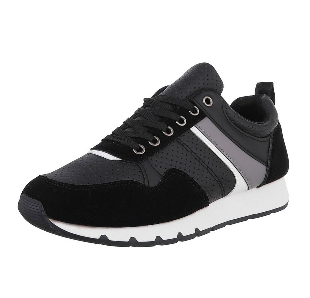 Coolwalk Herren Low-Top Freizeit Sneaker (88828823) Flach Sneakers in Schwarz