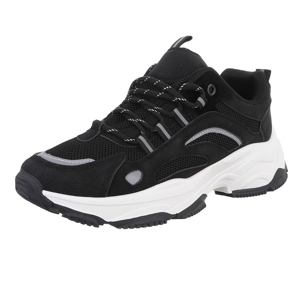 Coolwalk Herren Low-Top Freizeit Sneaker (88828864) Flach Sneakers in Schwarz