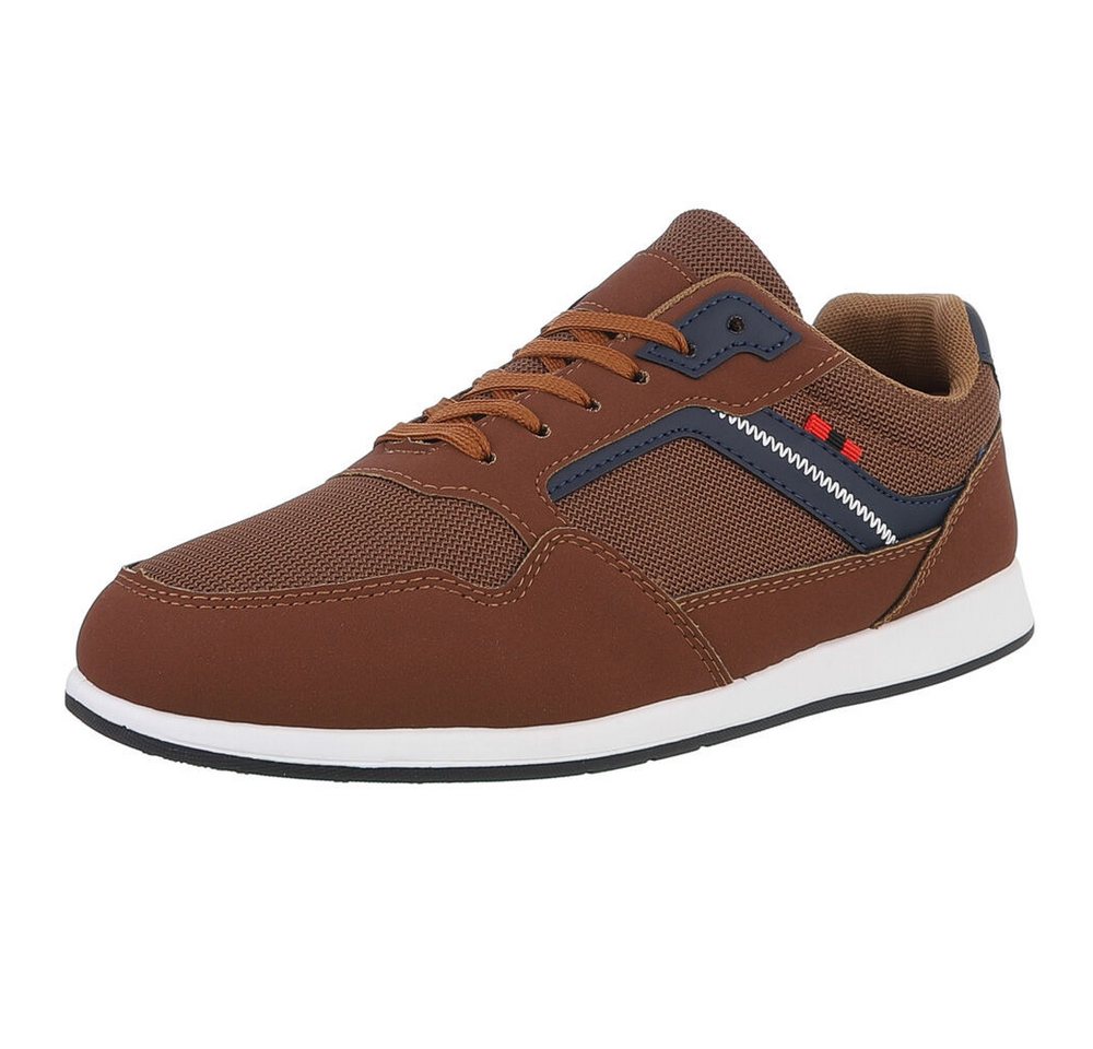 Coolwalk Herren Low-Top Freizeit Sneaker (88843890) Flach Sneakers in Camel