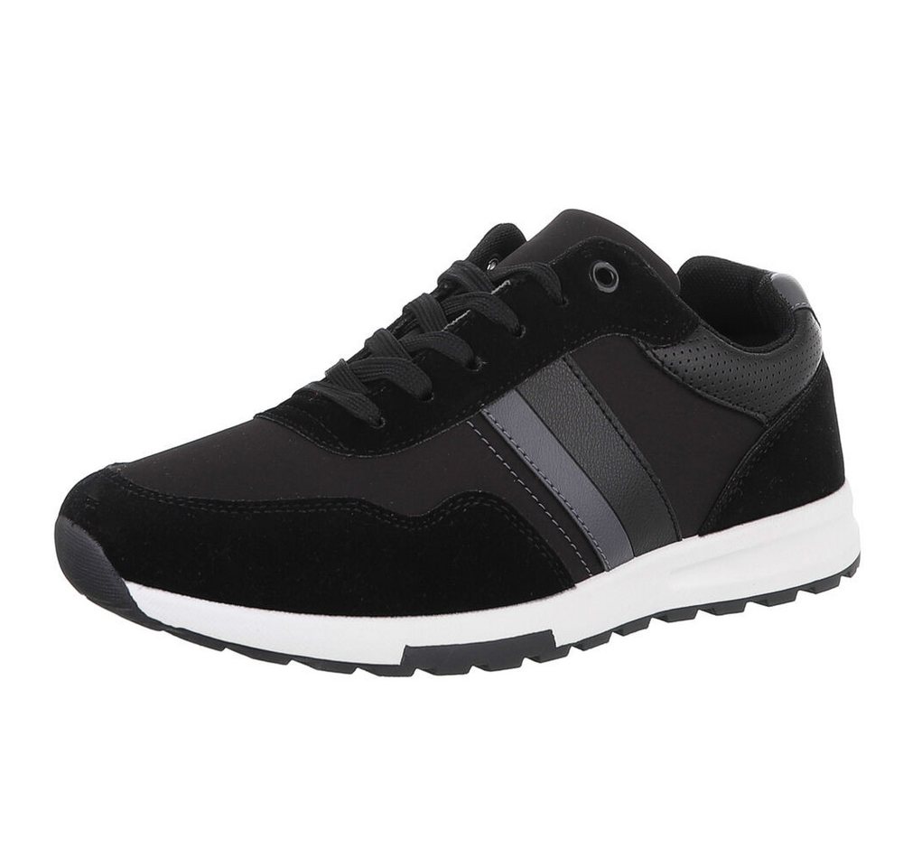 Coolwalk Herren Low-Top Freizeit Sneaker (88843916) Flach Sneakers in Schwarz