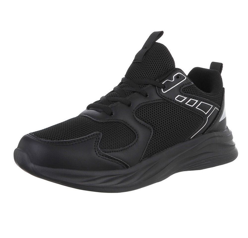 Coolwalk Herren Low-Top Freizeit Sneaker (88843935) Flach Sneakers in Schwarz