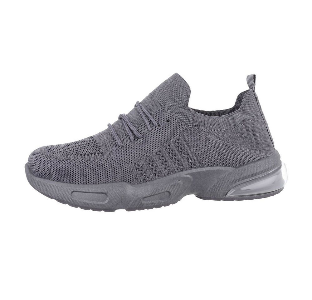 Coolwalk Herren Low-Top Freizeit Sneaker Flach Sneakers in Grau