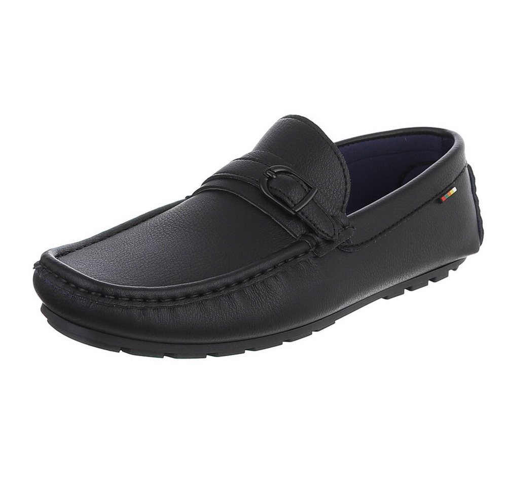 Coolwalk Herren Mokassin Slip-On mit profilierter Sohle Slipper (91563753) Flach Slipper in Schwarz