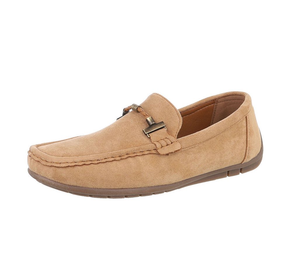Coolwalk Herren Mokassins Freizeit Slipper (87106490) Flach Slipper in Camel