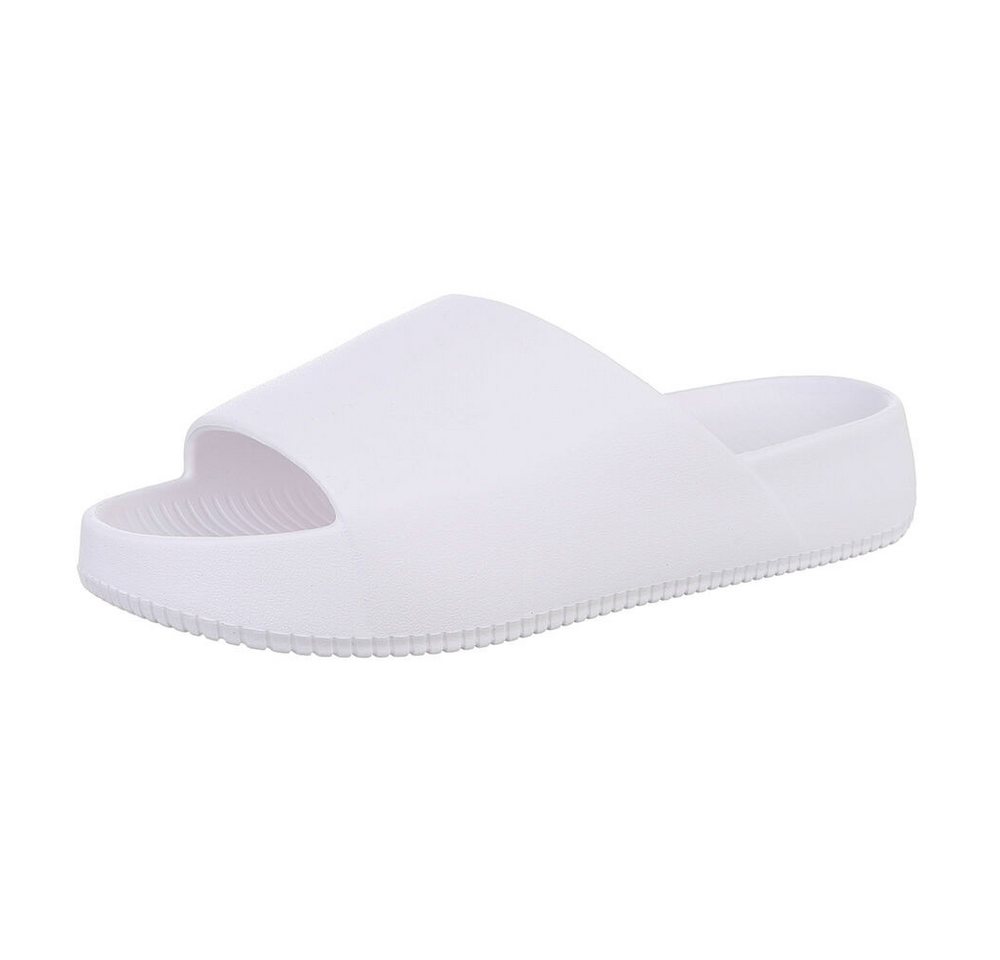 Coolwalk Herren Mules Strand Sandale (86193466) Flach Sandalen in Weiß