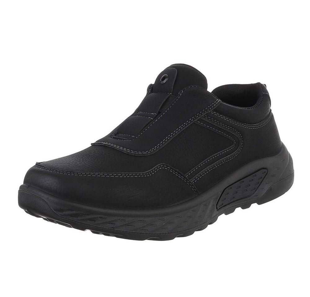 Coolwalk Herren Slip-On Freizeitschuh mit Komfort und Stil Sneaker (90503782) Flach Sneakers in Schwarz
