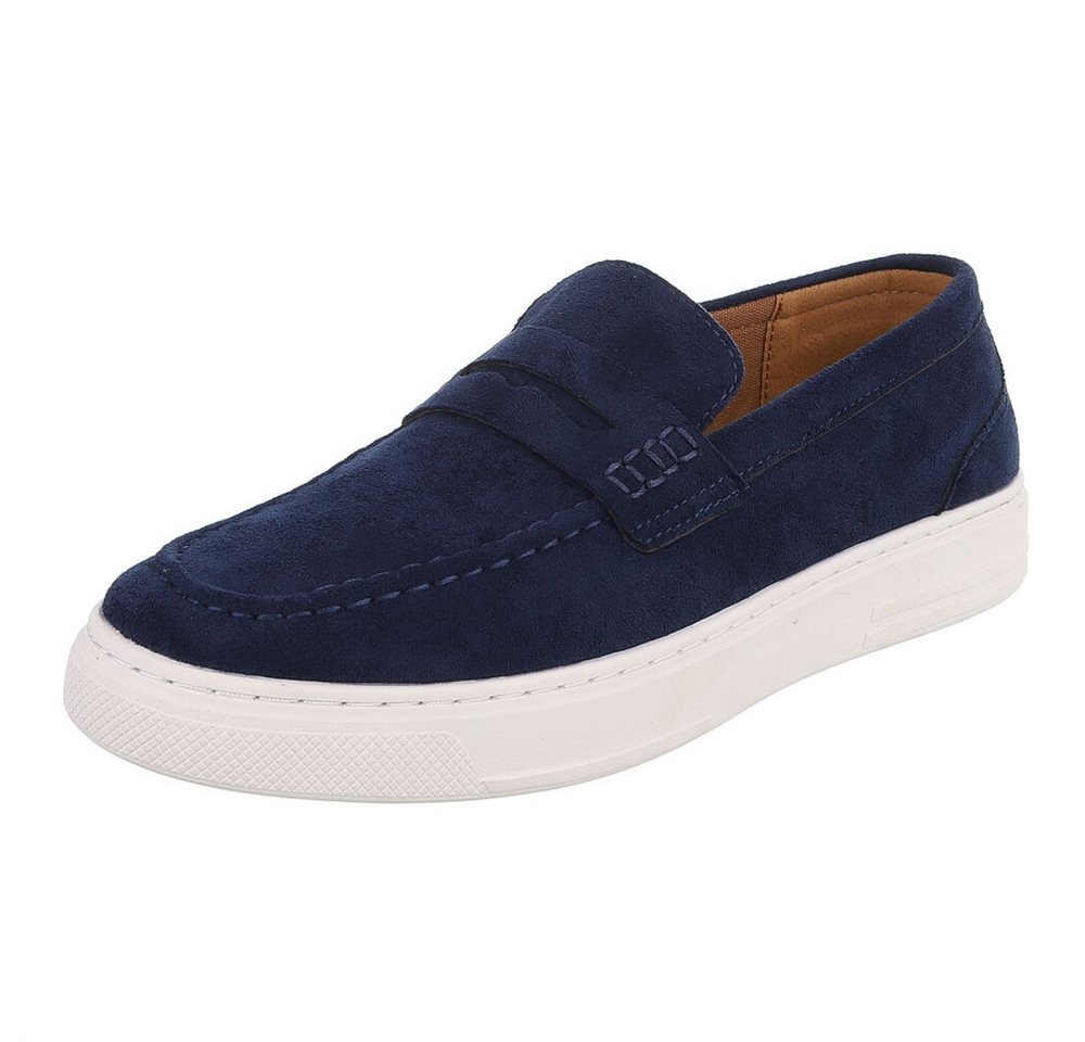 Coolwalk Herren Slip-On Mokassin-Slipper mit Komfortsohle Slipper (91563679) Flach Slipper in Dunkelblau
