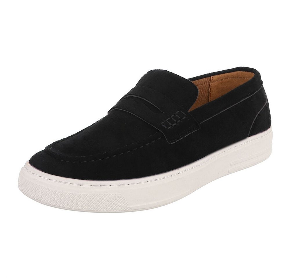 Coolwalk Herren Slip-On Mokassin-Slipper mit Komfortsohle Slipper (91563694) Flach Slipper in Schwarz