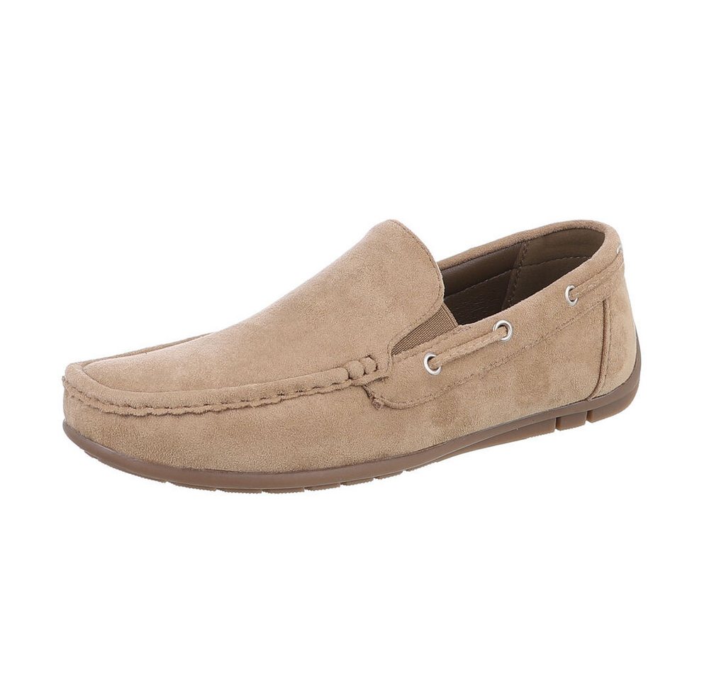 Coolwalk Herrenmokassins aus weichem Material für Freizeit und Alltag Sneaker (87106508) Flach Freizeitschuhe in Hellbraun