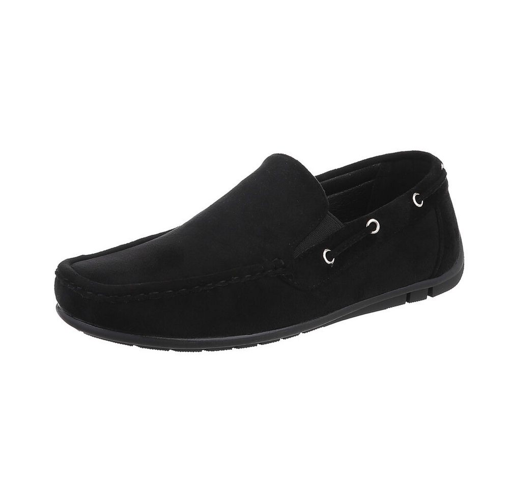 Coolwalk Herrenmokassins aus weichem Material für Freizeit und Alltag Sneaker (87106521) Flach Freizeitschuhe in Schwarz