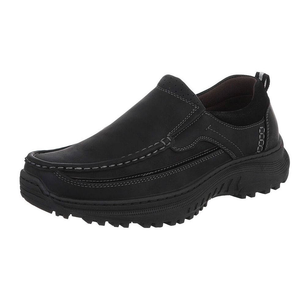 Coolwalk Herrenschuh – Bequemer Slip-On für Freizeit und Alltag Slipper (90625171) Flach Slipper in Schwarz