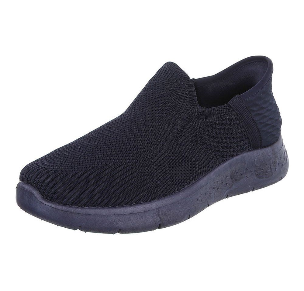 Coolwalk Herrenslip-on aus Textil mit Komfortsohle Slipper (91563641) Flach Sneakers in Dunkelblau