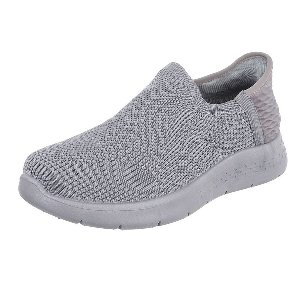 Coolwalk Herrenslip-on aus Textil mit Komfortsohle Slipper (91563647) Flach Sneakers in Grau