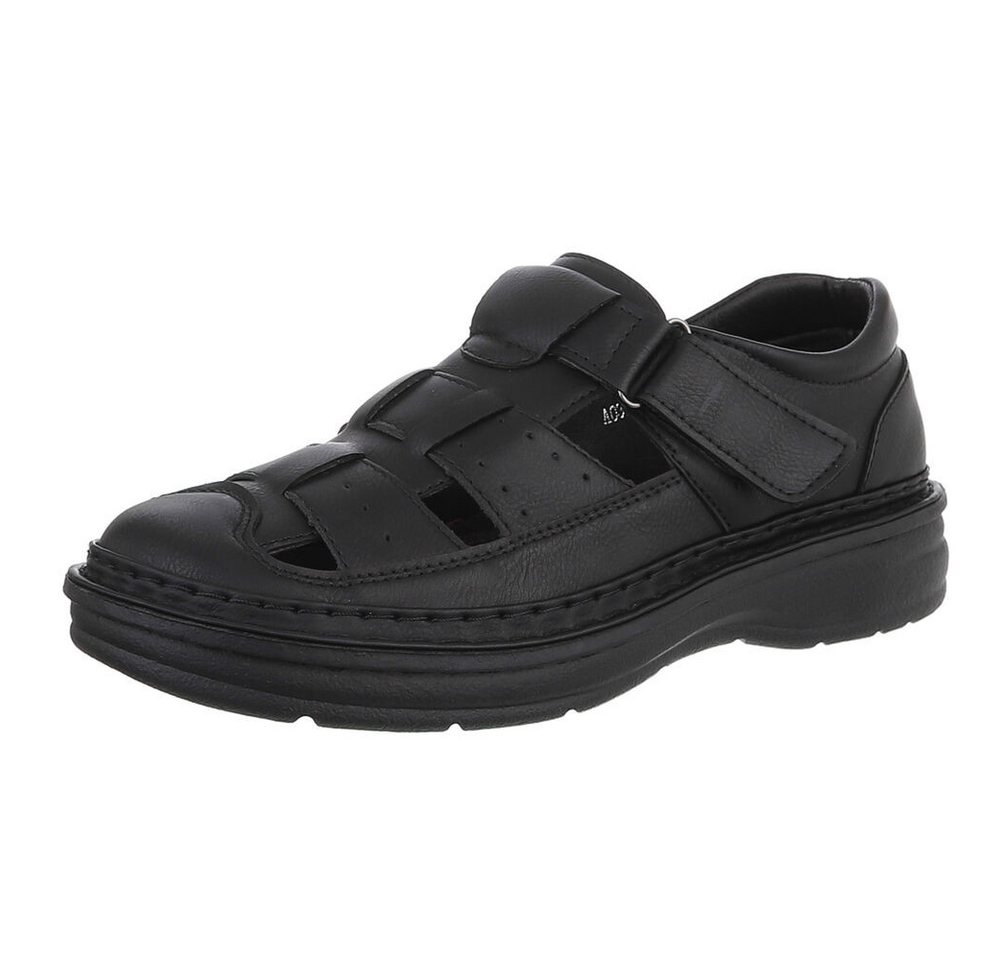 Coolwalk Komfortabler Halbschuh für den Alltag, vielseitig einsetzbar Sandale (89543954) Flach Sandalen in Schwarz