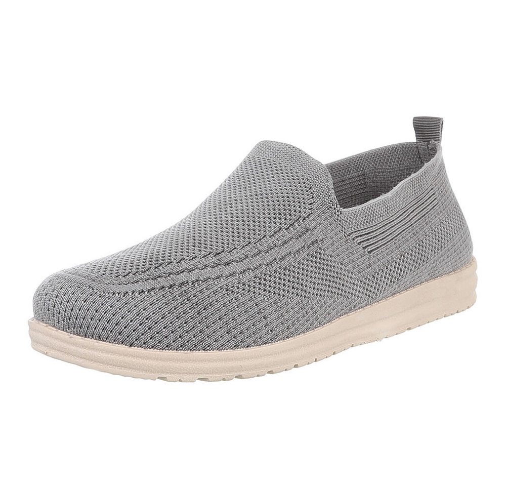 Coolwalk Lässiger Herrenschuh in Grau – Komfortabel und Atmungsaktiv Slipper (89373326) Flach Slipper in Hellgrau