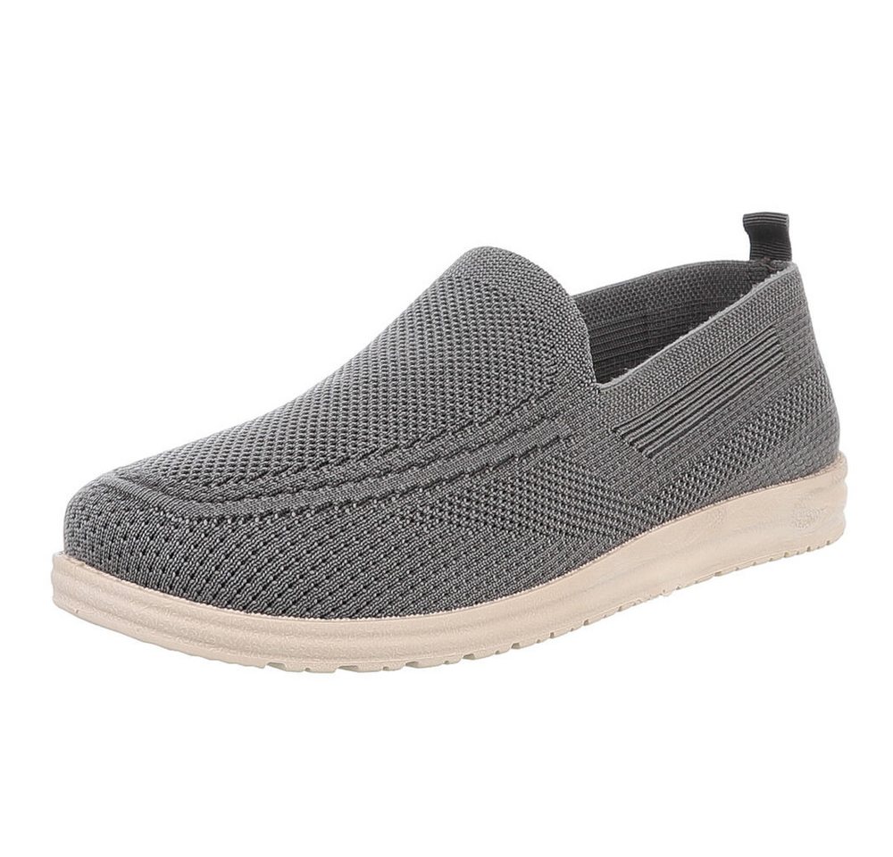 Coolwalk Lässiger Herrenschuh in Grau – Komfortabel und Atmungsaktiv Slipper (89373339) Flach Slipper in Grau