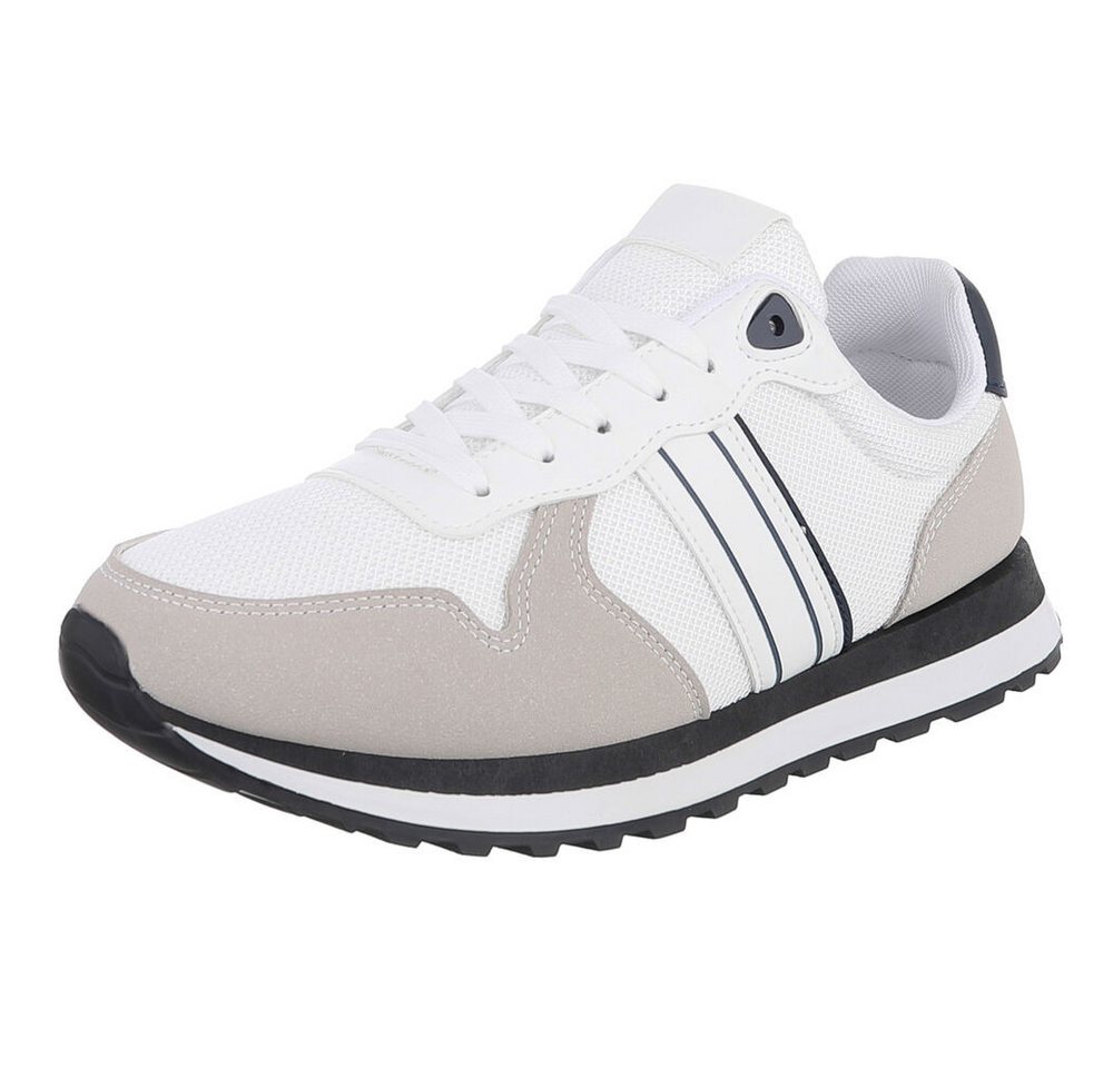 Coolwalk Moderne Herrensneaker mit atmungsaktivem Material Sneaker (90625199) Flach Sneakers in Weiß