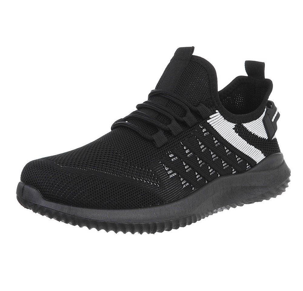 Coolwalk Modischer Herrenschuh mit atmungsaktivem Design für Alltag Sneaker (89373283) Flach Sneakers in Schwarz