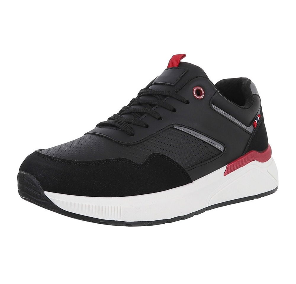 Coolwalk Sportlicher Herrenschuh mit Komfort für Alltag und Freizeit Sneaker (89373306) Flach Sneakers in Schwarz