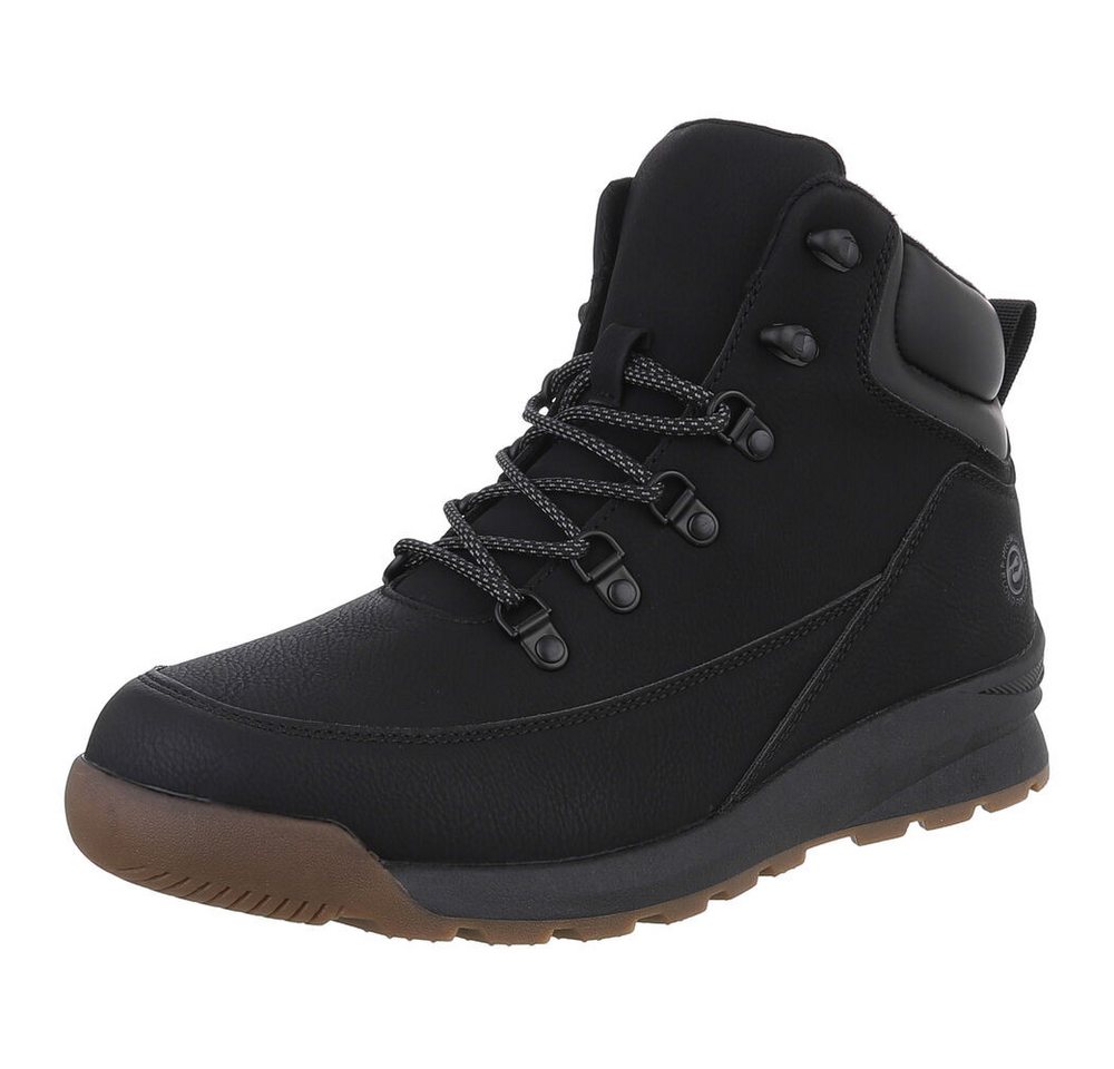 Coolwalk Stylischer Herrenschuh für Herren – Ideal für Freizeitaktionen Stiefelette (90503761) Flach Boots in Schwarz
