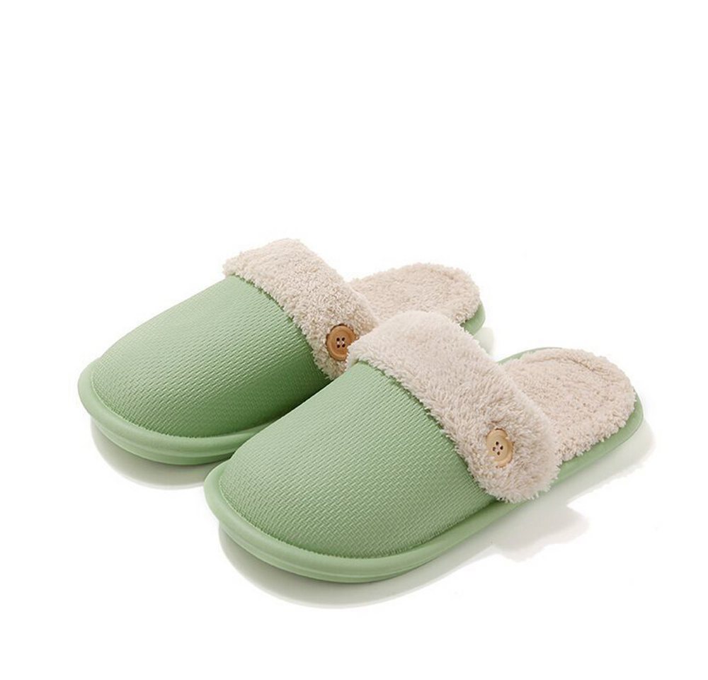Coonoor Hausschuhe Damen Winter Plüsch Pantoffeln Herren Warm pantoffeln Plüsch Hausschuhe