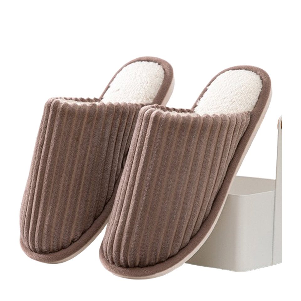 Coonoor Winter Warm Plüsch Hausschuhe, Damen&Herren Plüsch Hausschuhe
