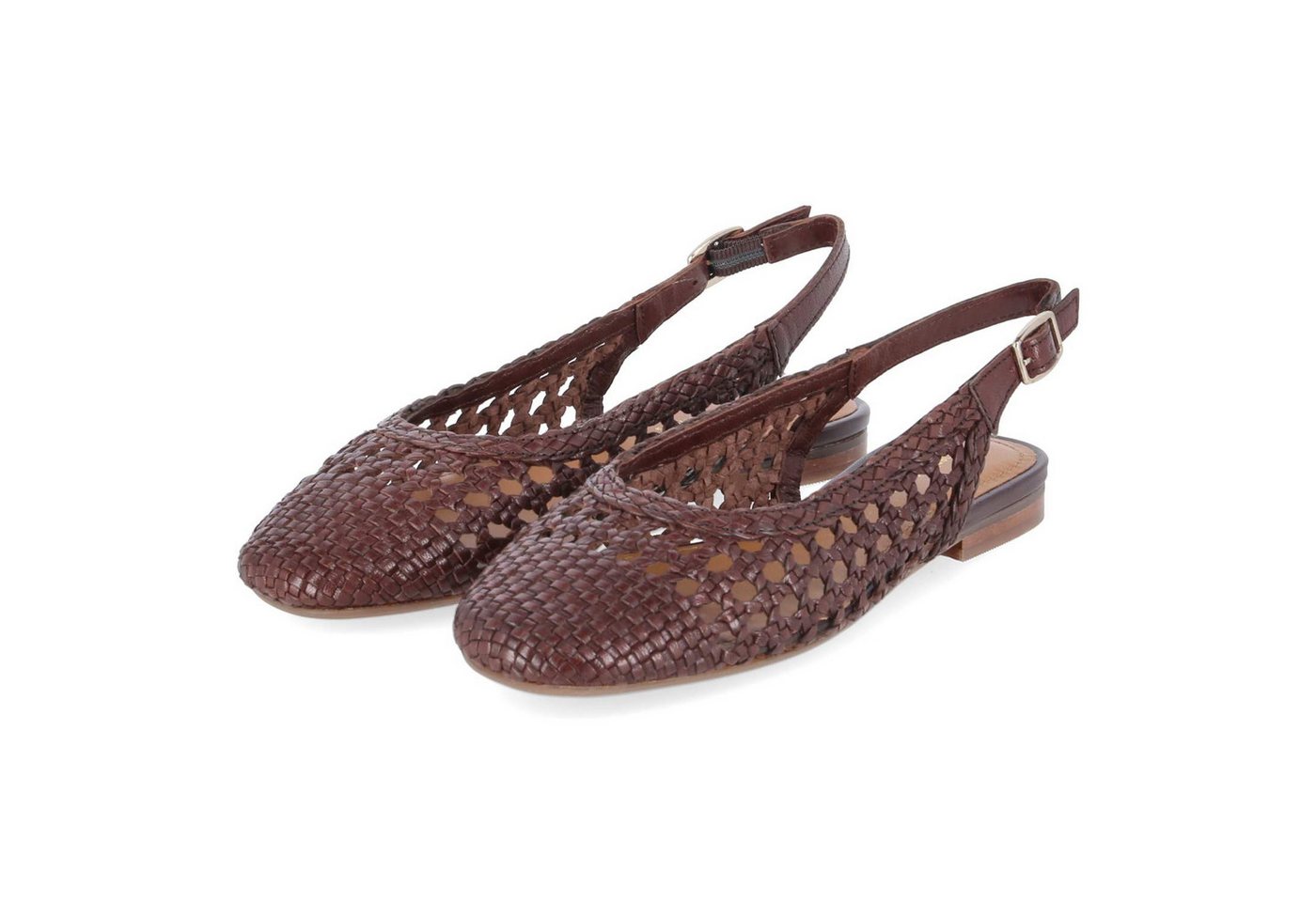 Copenhagen Studios Copenhagen Shoes CS8901-0018 DK BROWN Damen Glattleder braun Slingpumps