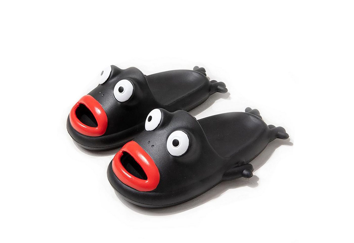 Corimori Frosch Badeschuhe, Badelatschen Damen und Herren Badeschuh (Packung, Geschenk) rutschfeste Hausschuhe mit ultraweicher Eva-Sohle, EU Größe 42-43