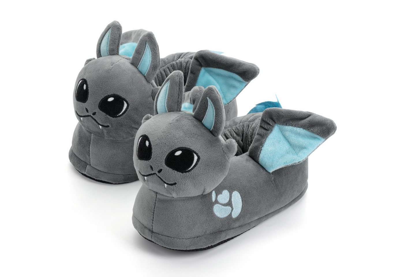 Corimori Tier Pantoffeln für Erwachsene Einheitsgröße 34-44 Plüsch Hausschuhe (Packung, Geschenk) EU Einheitsgröße 34-44, Spark der Drache, für Kinder und Erwachsene