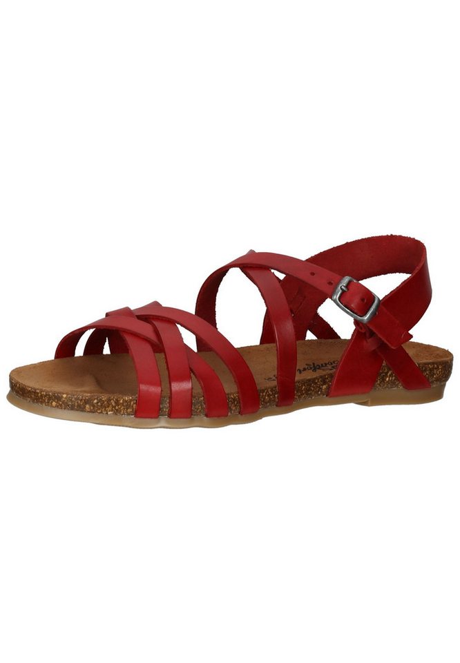 COSMOS Comfort Sandalen Leder . Riemchensandalette (rot)