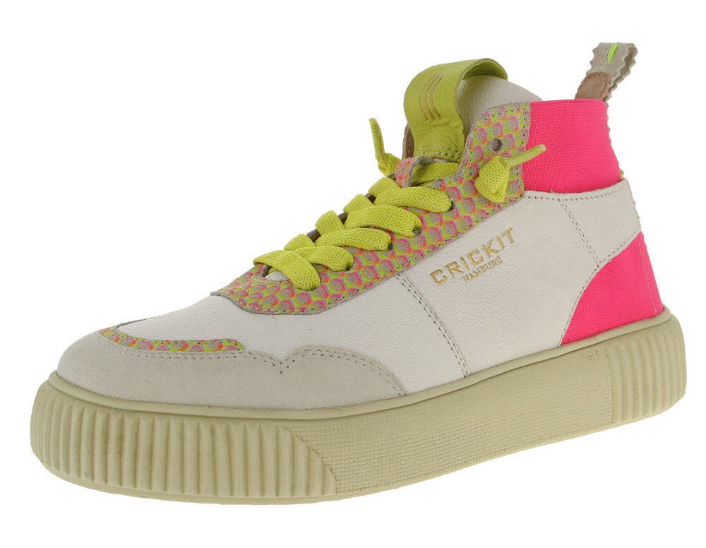 CRICKIT Damen knöchelhohe Sneaker Schnürstiefelette
