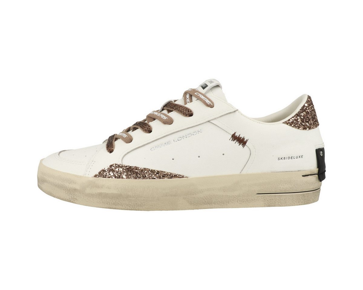 CRIME LONDON SK8 DELUXE Damen Sneaker Turnschuhe, Sportschuhe, Freizeitschuhe, Halbschuhe, Schnürschuhe
