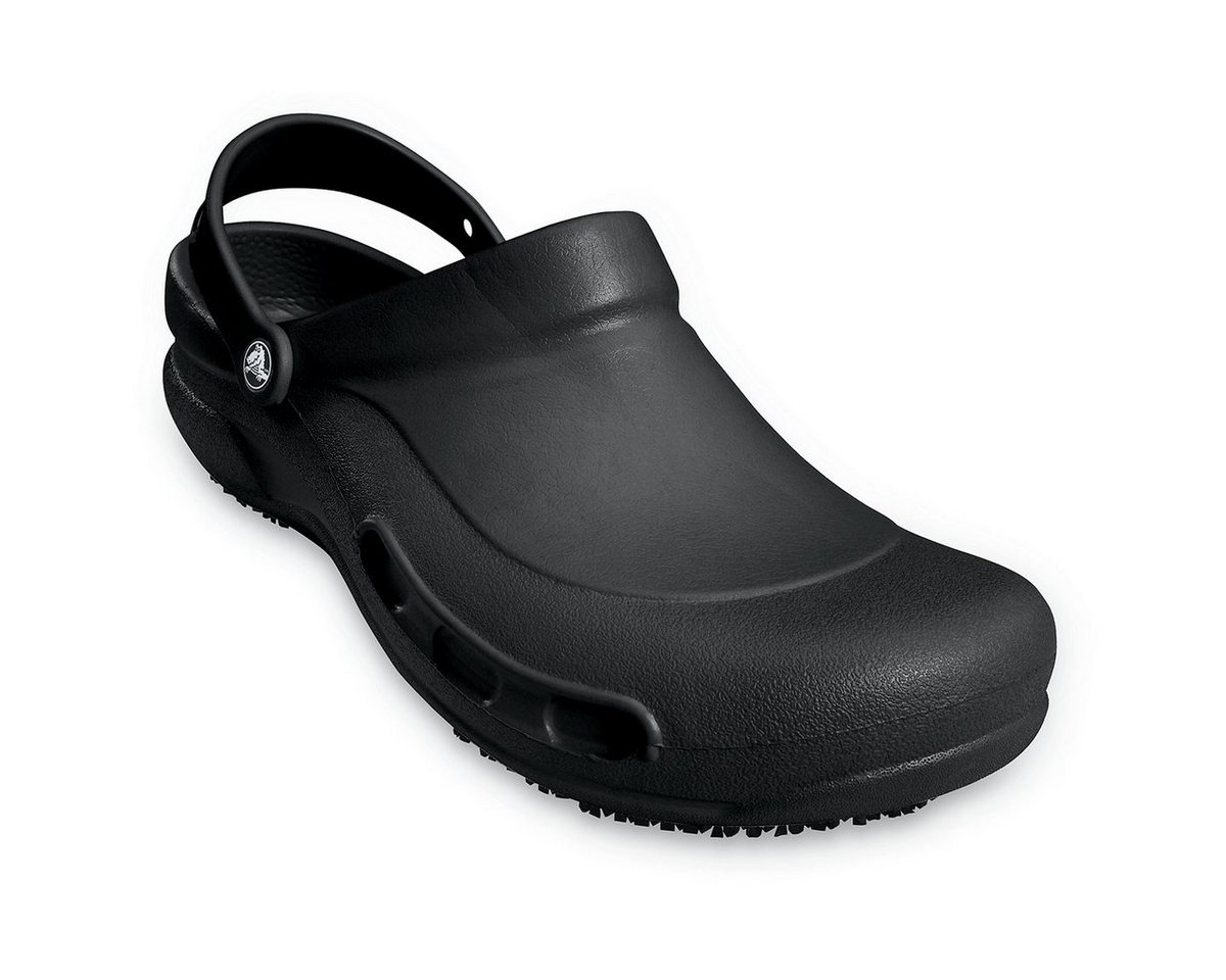 Crocs bequeme Bistro Clogs Übergröße schwarz Clog