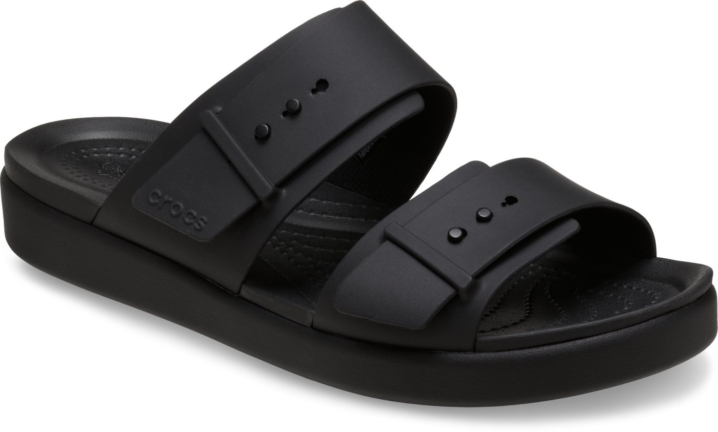 Crocs Brooklyn Buckle Low Pantolette Sommerschuh, Strandschuh, Hausschuh mit Softfußbett